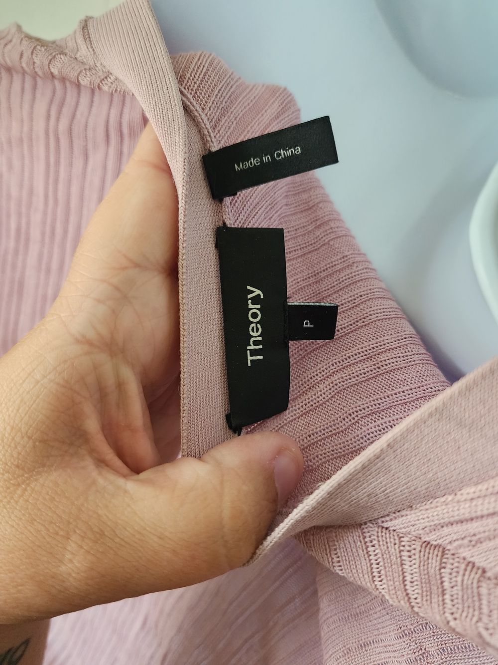 Theory Ribbed Sweater Size P - Picture 5 of 5